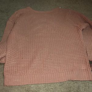 crisscross back sweater